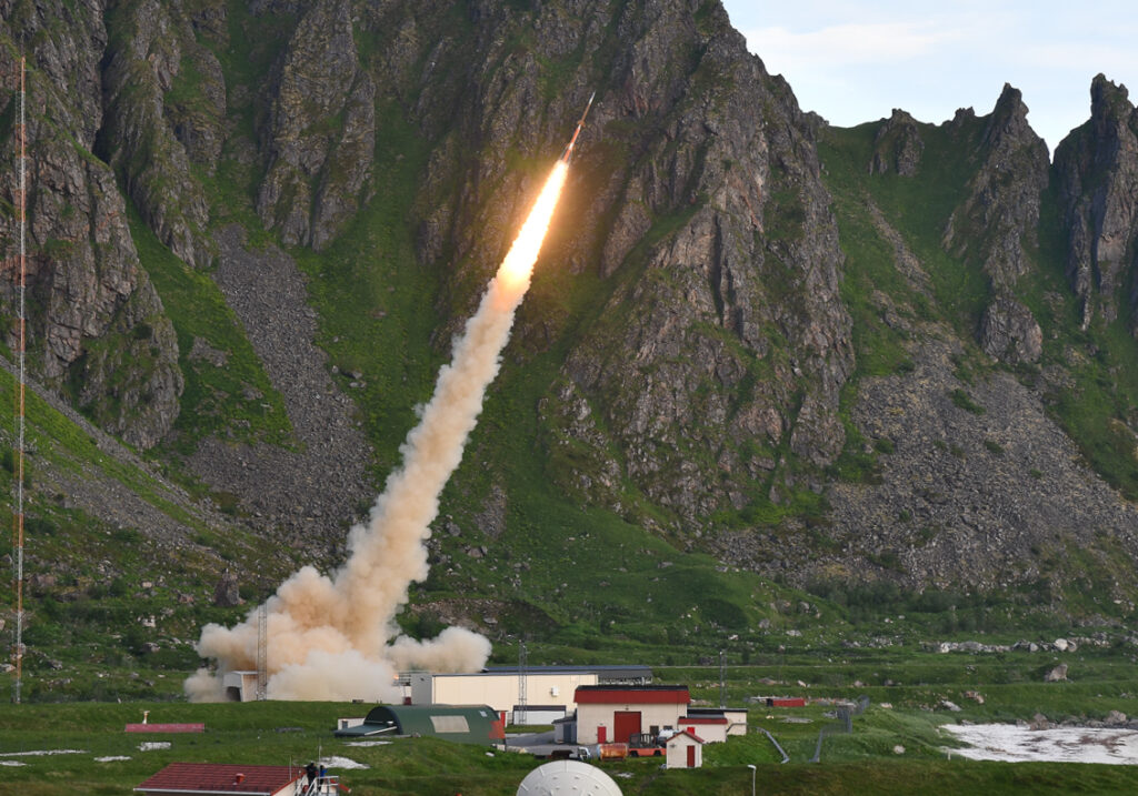 Photo of STORT lift-off from Oksebåsen